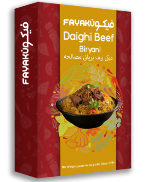 FAYAKUN Daighi Beef Biryani – Recipe & Seasoning Mix